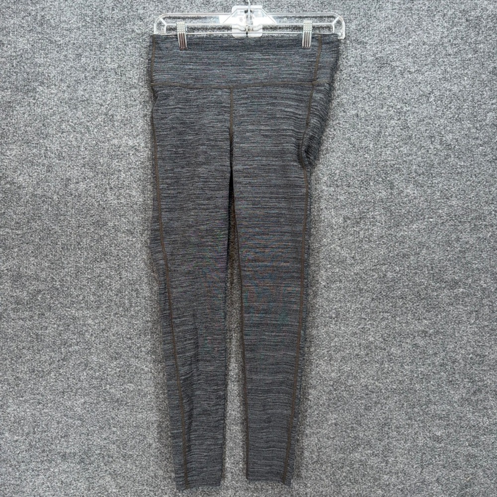 Athleta Leggings Womens‎ Small Gray Space Dye High Rise Yoga Training Activewear